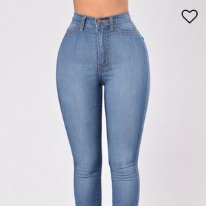 Fashion nova classic skinny high waist jeans